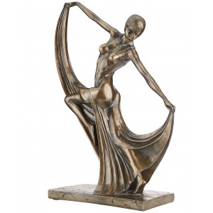 Design Toscano Mistress of the Dance Art Deco Statue TXG9071